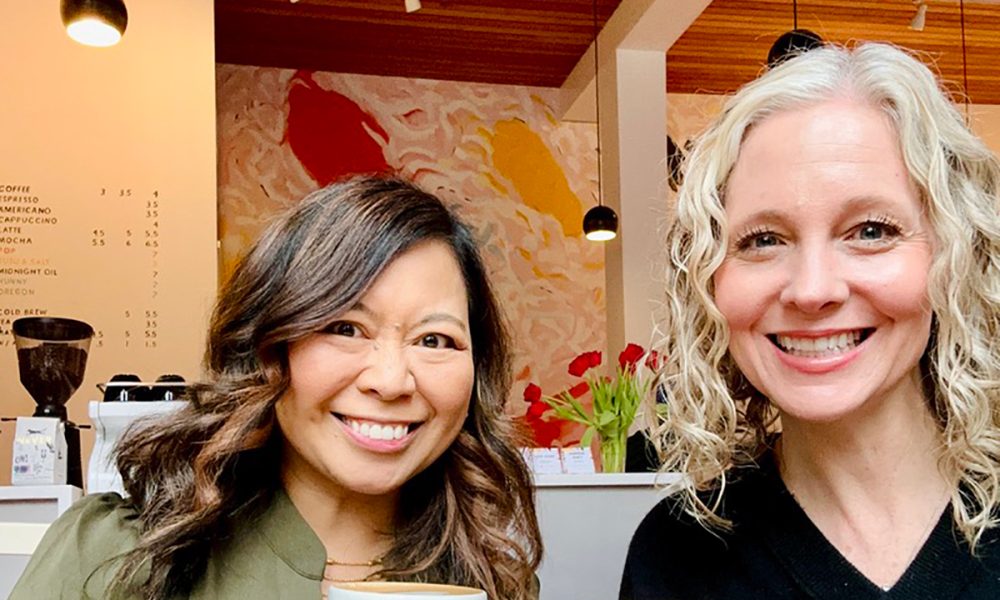 50 Cups of Coffee chat between Marlynn Jayme Schotland and Megan Loeb.